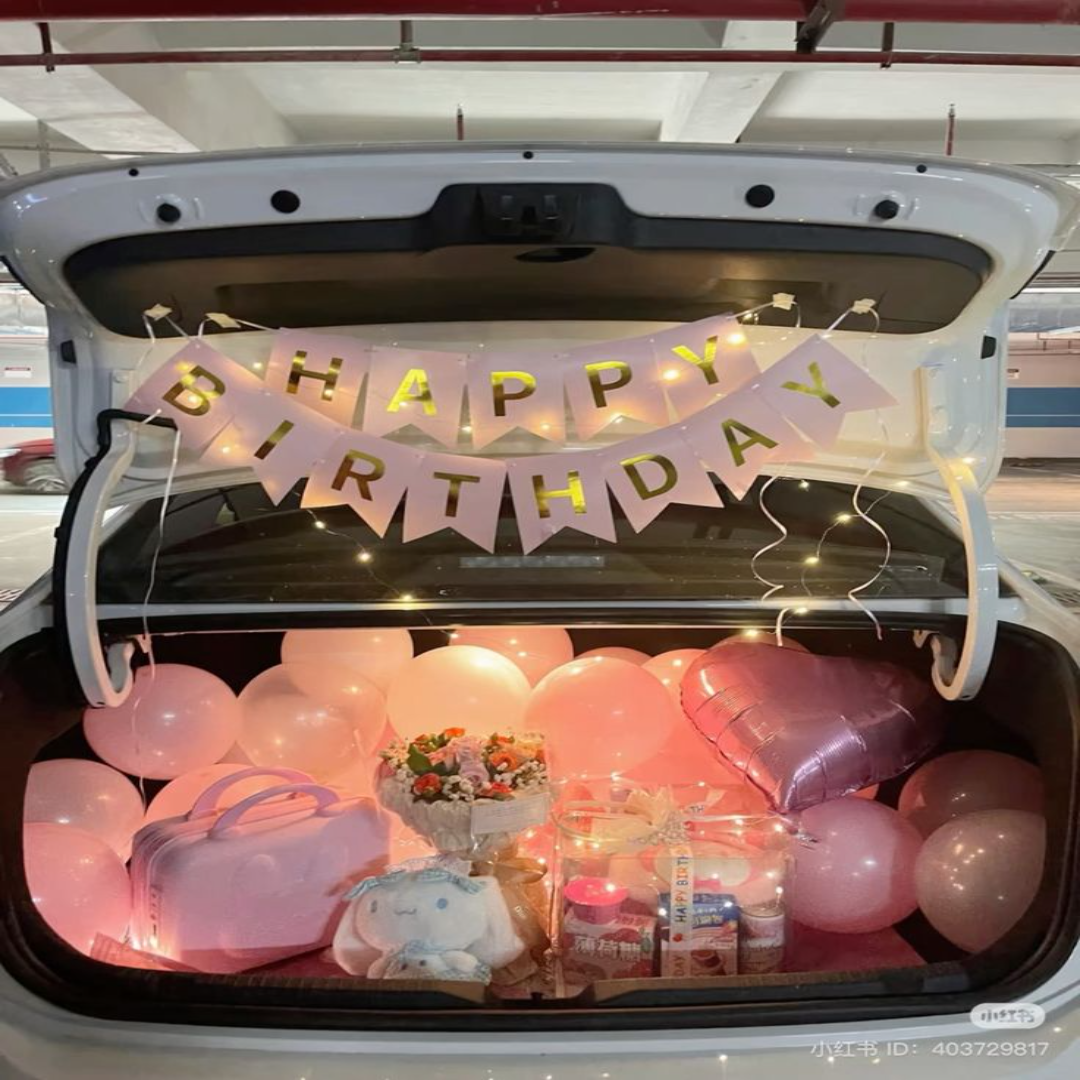 car boot decoration for birthday